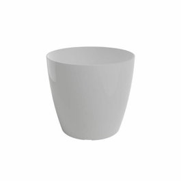Artevasi Pot de fleur SAN REMO Rond Gris clair brillant