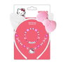 Cerdá Pack de 3 pièces de bijoux fantaisie Hello Kitty - Accessoires pour enfants - Fuchsia - 12.5 x 19.0 x 0.1 cm