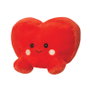 AURORA Peluche Palm Pals coeur 13 cm, jouet doux et câlin marquage CE