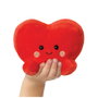AURORA Peluche Palm Pals coeur 13 cm, jouet doux et câlin marquage CE