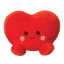 AURORA Peluche Palm Pals coeur 13 cm, jouet doux et câlin marquage CE