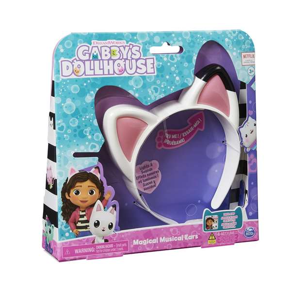 Spin Master Gabby's Dollhouse Oreilles Magiques pour Enfant 6060413 avec Sons et Lumières 3+ Ans