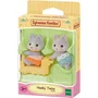 Sylvanian Families Mini-univers Les jumeaux husky - Figurines articulées avec wagon - Orange - Mixte - 3 ans et plus