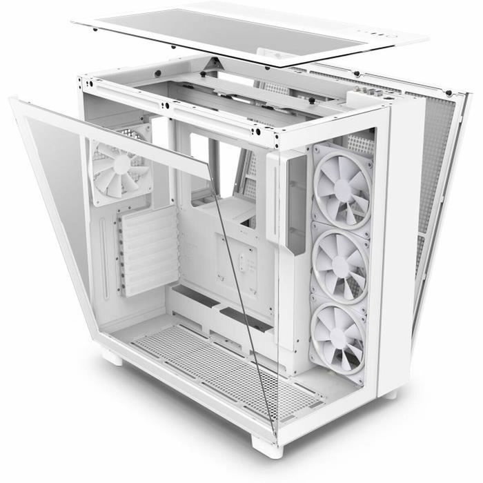 NZXT H9 Elite - Boîtier Moyen Tour Blanc en Verre Trempé