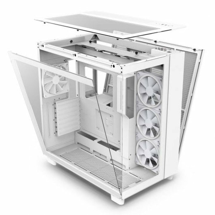 NZXT H9 Elite - Boîtier Moyen Tour Blanc en Verre Trempé