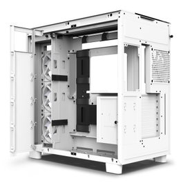 NZXT H9 Elite - Boîtier Moyen Tour Blanc en Verre Trempé