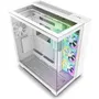 NZXT Boîtier PC Gamer Moyen-Tour H9 Elite CM-H91EW-01 - Blanc - Verre Trempé sur 3 Faces - Préparation pour Éclairage RGB