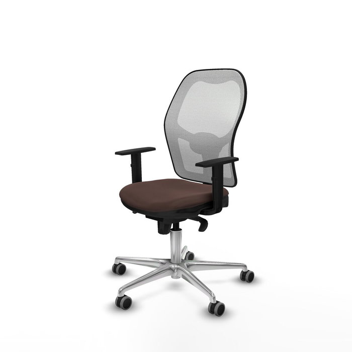 Piqueras y Crespo Chaise de Bureau 1D086G0 Blanc Brun foncé