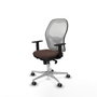Piqueras y Crespo Chaise de Bureau 1D086G0 Blanc Brun foncé