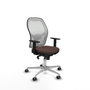 Piqueras y Crespo Chaise de Bureau 1D086G0 Blanc Brun foncé
