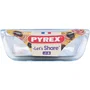 Pyrex Plat à Four Rectangulaire Let's Share 27 x 17 cm Verre Résistant Thermo Shock