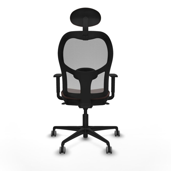 Piqueras y Crespo Chaise de Bureau avec Appui-tête Jorquera 1D036G1 Gris Brun foncé Piqueras y Crespo Chaise de Bureau avec Appui-tête Jorquera 1D036G1 Gris Brun foncé