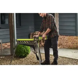 RYOBI Scie Sabre 1 Main 18V Brushless, Compacte, Course de Lame 16 mm, Capacité Bois 90 mm, Moteur sans Charbons, Changement de Lame sans Outil