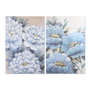 Home ESPRIT Toile Bois MDF Hortensia Bleu 80 x 120 cm