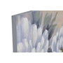 Home ESPRIT Toile Bois MDF Hortensia Bleu 80 x 120 cm