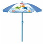 Fun House Table pique-nique en bois avec parasol tortue Bleu