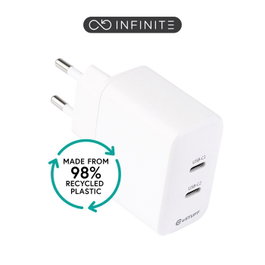 eSTUFF Chargeur INFINITE USB-C UE PD 35W - Blanc