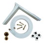 HTW Kit de fixation murale pour climatiseur avec tube et silentblocks