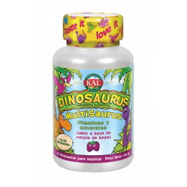KAL Multisaurus 60 comprimés masticables dinosaures