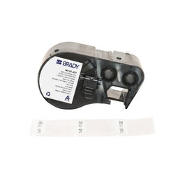 Brady B-427 Étiquettes en vinyle auto-laminant, 25,4 x 38,1 mm, Blanc, 180 pièces