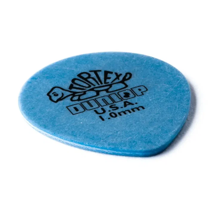 DUNLOP Pack de 72 Médiators Tortex Teardrop Bleus - 1,00 mm
