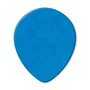 DUNLOP Pack de 72 Médiators Tortex Teardrop Bleus - 1,00 mm