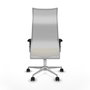 Piqueras y Crespo Chaise de Bureau Albacete Crème et Blanc