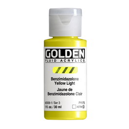 Golden Amarillo Benzimidazolona Claro Fluid Colores Acrílicos 30 ml