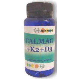 ALFA HERBAL Calmag K2+D3 120 capsules Calcium Magnésium Vitamines K2 D3