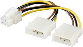 MicroConnect Câble PCI Express 4 broches à 6 broches PI1919