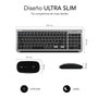 Subblim Dcep20 Combo Clavier + Souris Sans Fil Bluetooth 5.2 2.4G, Disposition Espagnole, Silencieux Rechargeable
