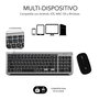 Clavier et souris sans fil Subblim SUBKBC-DCEP20 Gris Espagnol Qwerty