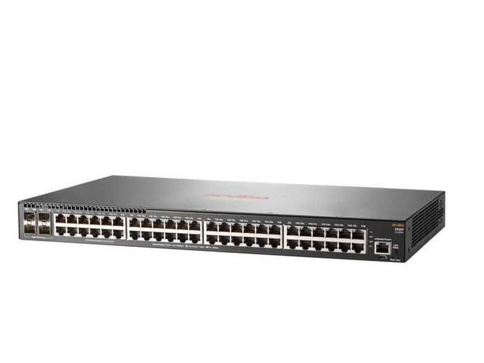 HP Aruba 2930F Commutateur 48 ports Gigabit Ethernet PoE+ avec 4 ports SFP+