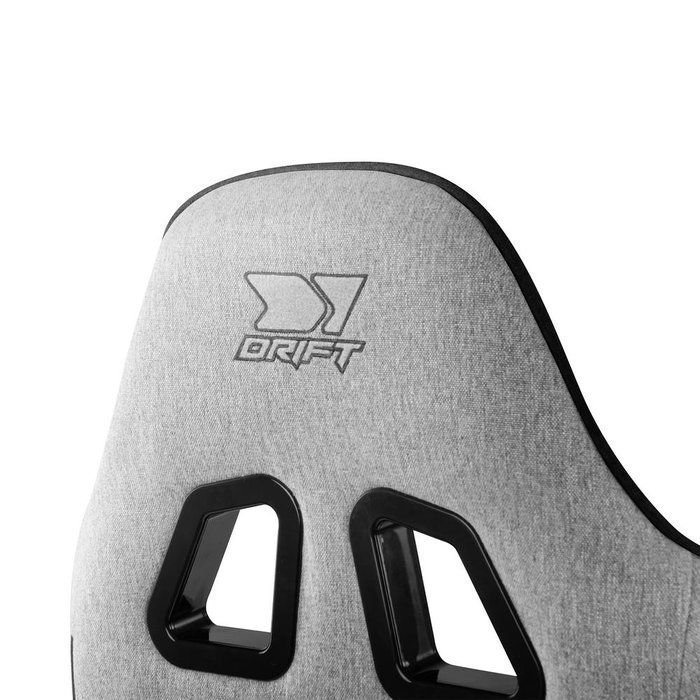 Drift DR190 Fabric Silla gaming gris avec accoudoirs 4D Drift DR190 Fabric Silla gaming gris avec accoudoirs 4D