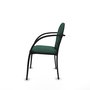Piqueras Y Crespo Chaise Hellín Vert Bouteille avec Bras Fixes