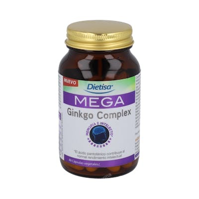 Dietisa (Dielisa) Mega Ginkgo Complex 60 gélules Mémoire et Concentration Dietisa (Dielisa) Mega Ginkgo Complex 60 gélules Mémoire et Concentration