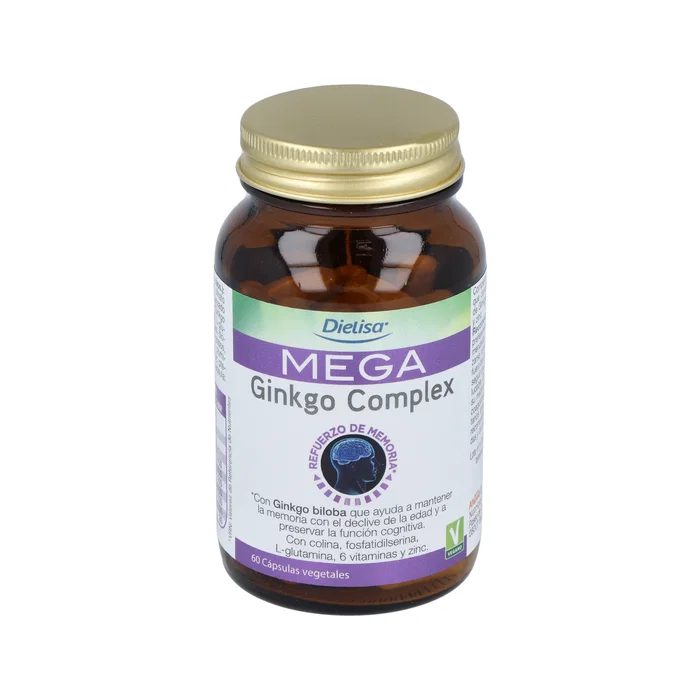 Dietisa (Dielisa) Mega Ginkgo Complex 60 gélules Mémoire et Concentration Dietisa (Dielisa) Mega Ginkgo Complex 60 gélules Mémoire et Concentration