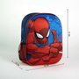 Cerdà Sac à dos enfant 3D Spider-Man 25.0 x 31.0 x 10.0 cm, recommandé à partir de 3 ans, couleur bleue