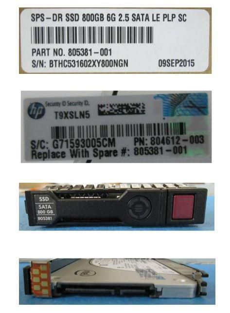 Hewlett Packard Enterprise Disque Dur SSD MU 960 Go 2.5" SATA III Qualification de Substitution, SFF, SC