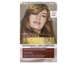 L'Oréal Paris Teinture EXCELLENCE NUDES #7u-blonde 5 u Crème Nude Sans Ammoniaque 7 Rubio