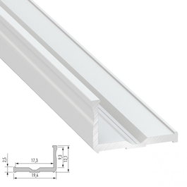 Profilé Aluminium Type E 2,02M - Bruto