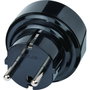 Brennenstuhl Adaptateur de voyage GB vers Schuko Noir