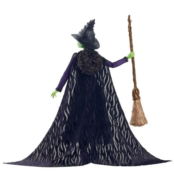 Mattel Wicked - Poupée Elphaba inspirée du film, cheveux tressés, robe noire, 11 points d'articulation, multiples poses, HXY38 - Jouet pour enfants à partir de 6 ans Mattel Wicked - Poupée Elphaba inspirée du film, cheveux tressés, robe noire, 11 points d'articulation, multiples poses, HXY38 - Jouet pour enfants à partir de 6 ans