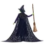 Mattel Wicked - Poupée Elphaba inspirée du film, cheveux tressés, robe noire, 11 points d'articulation, multiples poses, HXY38 - Jouet pour enfants à partir de 6 ans