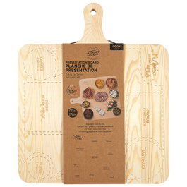 Cook Concept Planche à servir en bois BISTROT 44x37 cm