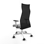 Piqueras y Crespo Chaise de Bureau Albacete Gris clair et Noir