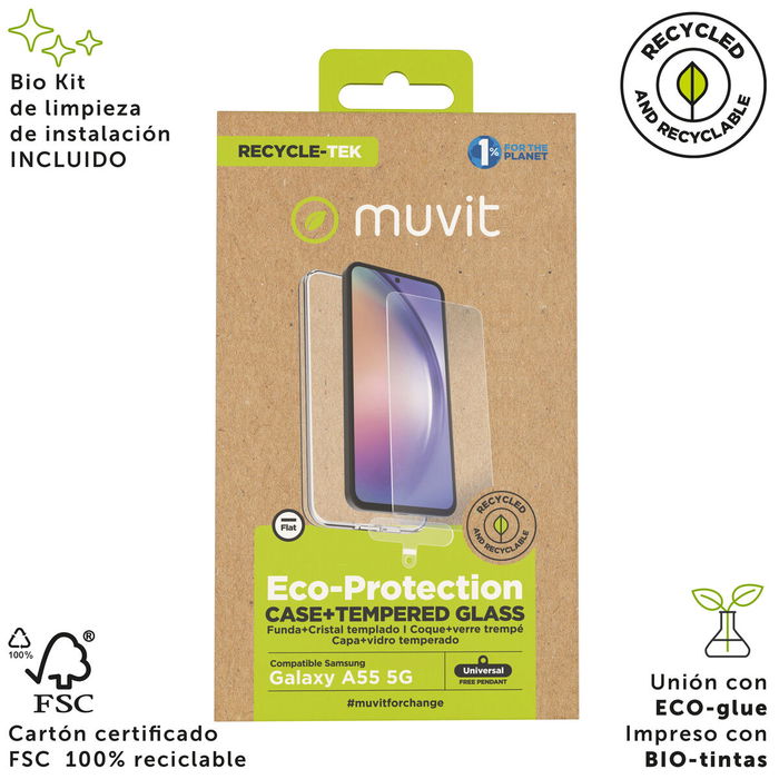 Housse et Protecteur pour Téléphone Portable Muvit for Change Galaxy A55 5G Samsung Galaxy A56