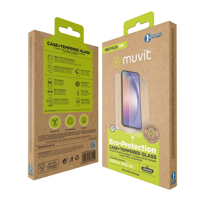 Housse et Protecteur pour Téléphone Portable Muvit for Change Galaxy A55 5G Samsung Galaxy A56