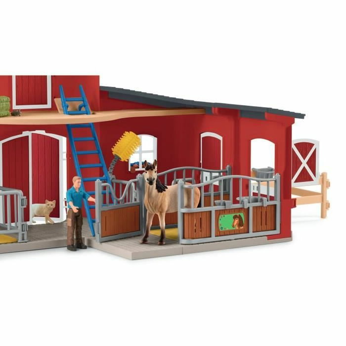 Schleich Coffret Box avec Jument Mustang Farm World 42724