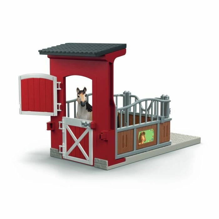 Schleich Coffret Box avec Jument Mustang Farm World 42724